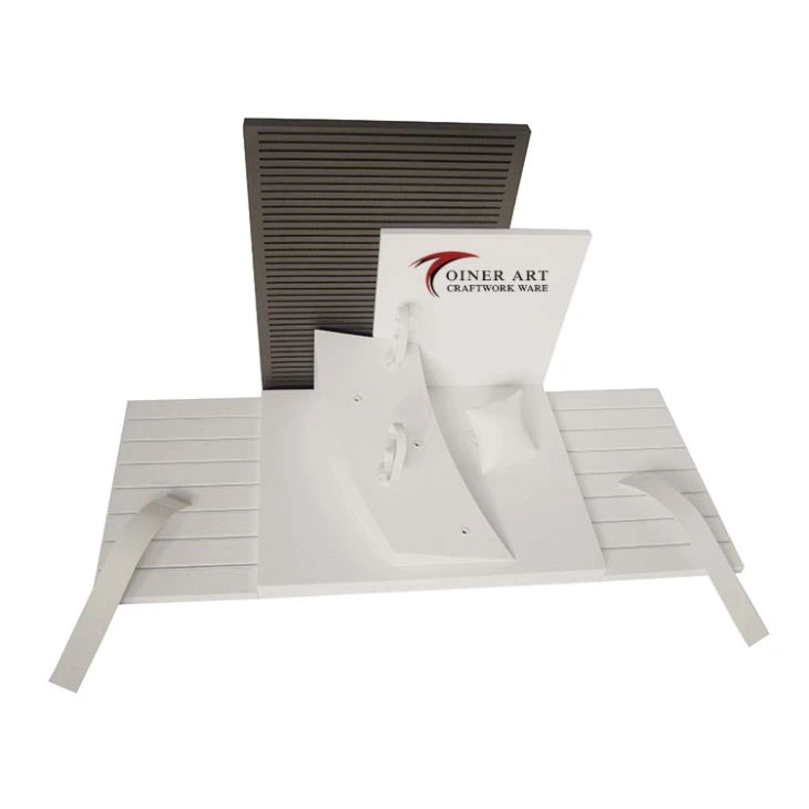White And Black Lacquering MDF Watch Display